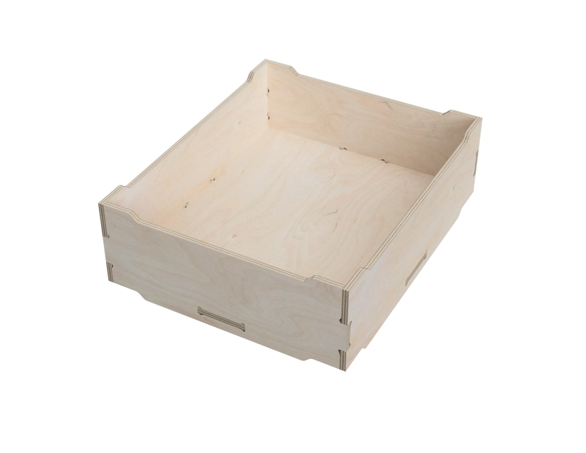 Simple storage box DXF file Aribabox