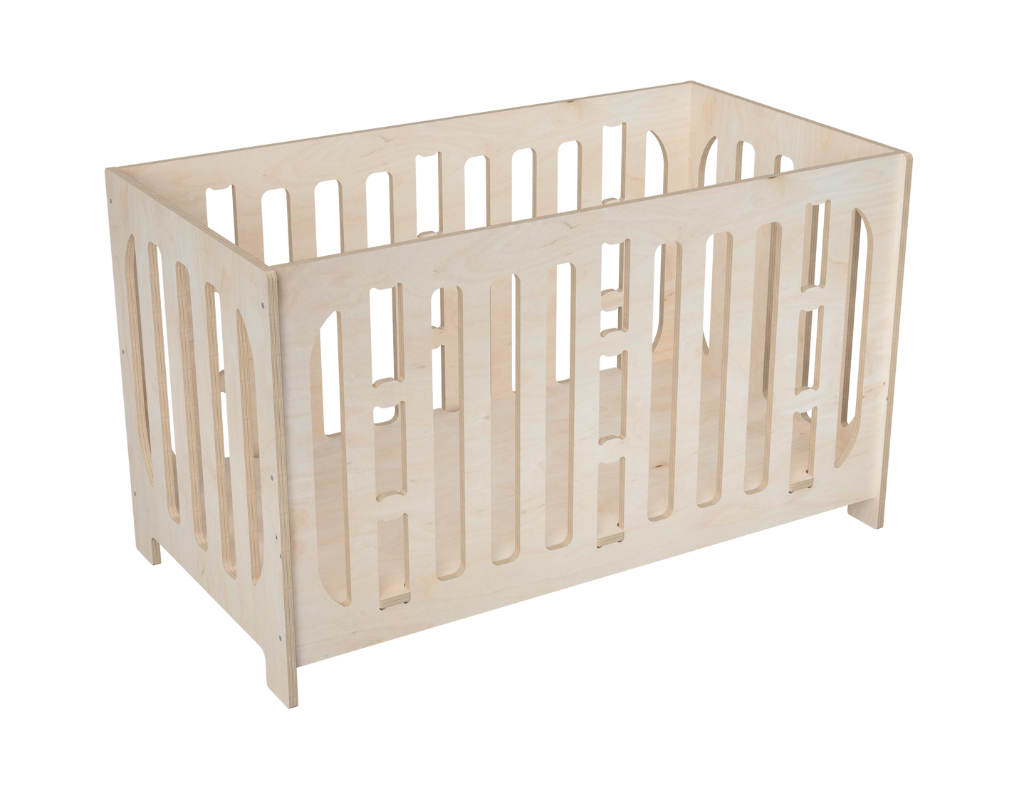 Adjustable Baby Crib DXF file