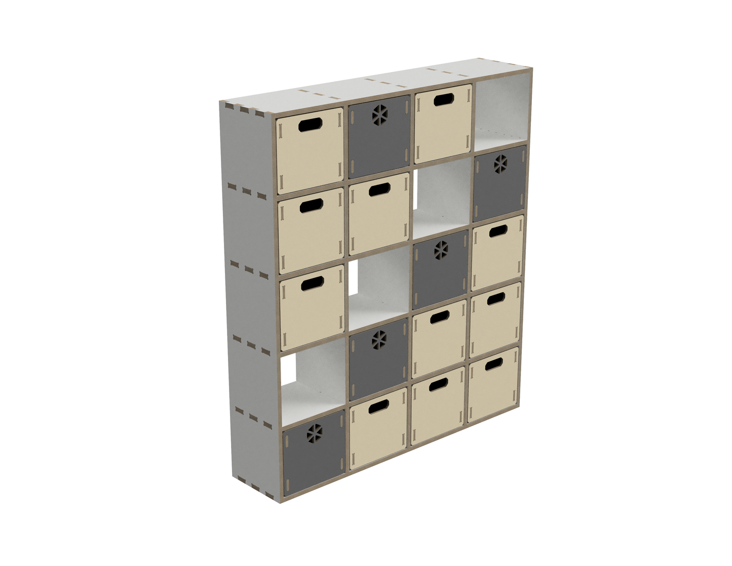 Shelf with drawer DXF file