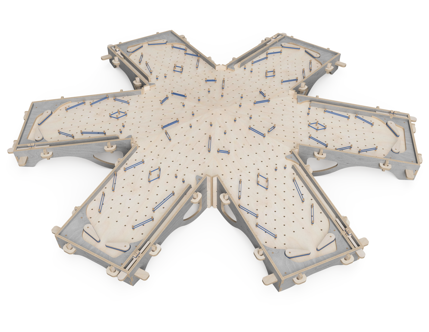 6 Player Extension for Simple Pinball Table DXF files Aribabox