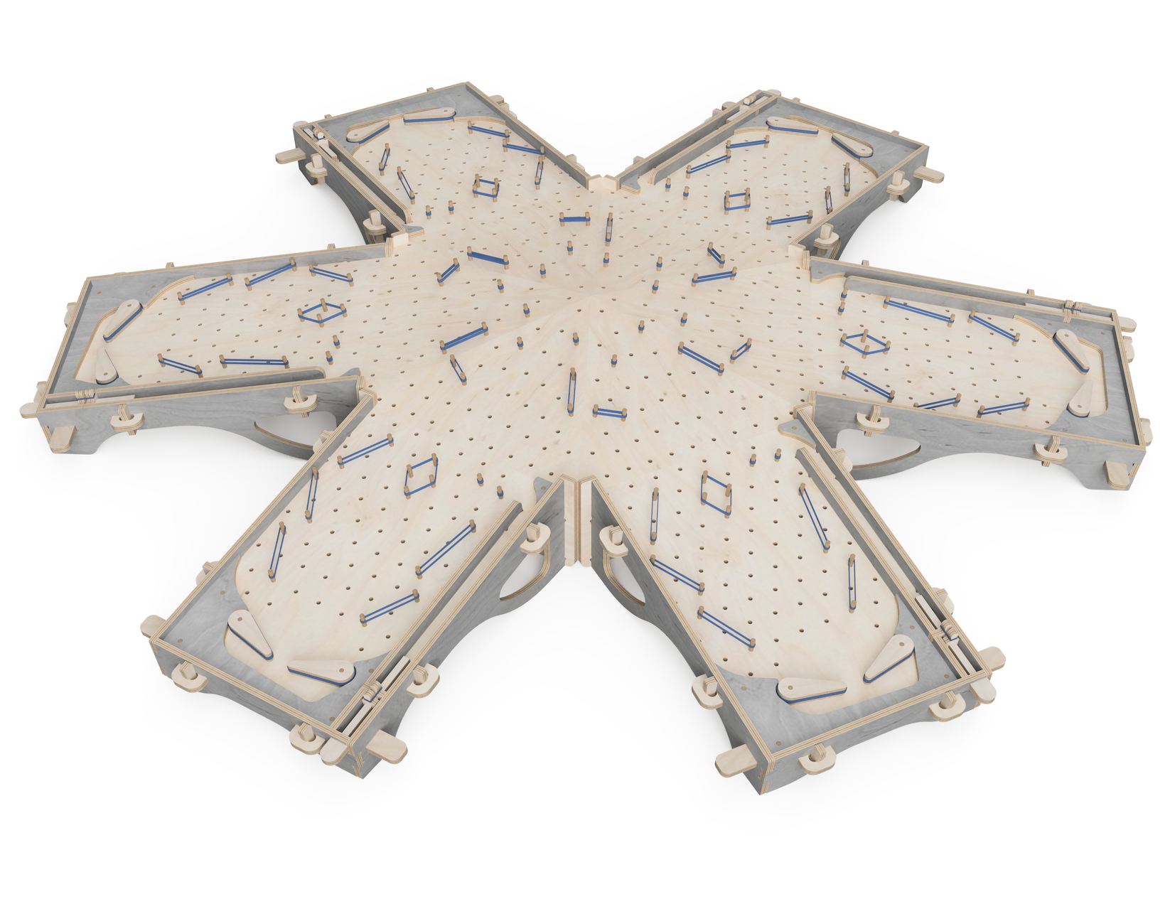 6 Player Extension for Simple Pinball Table DXF files Aribabox