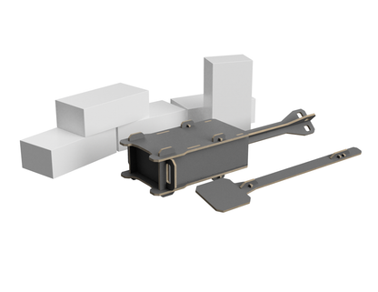 Snow block press DXF file