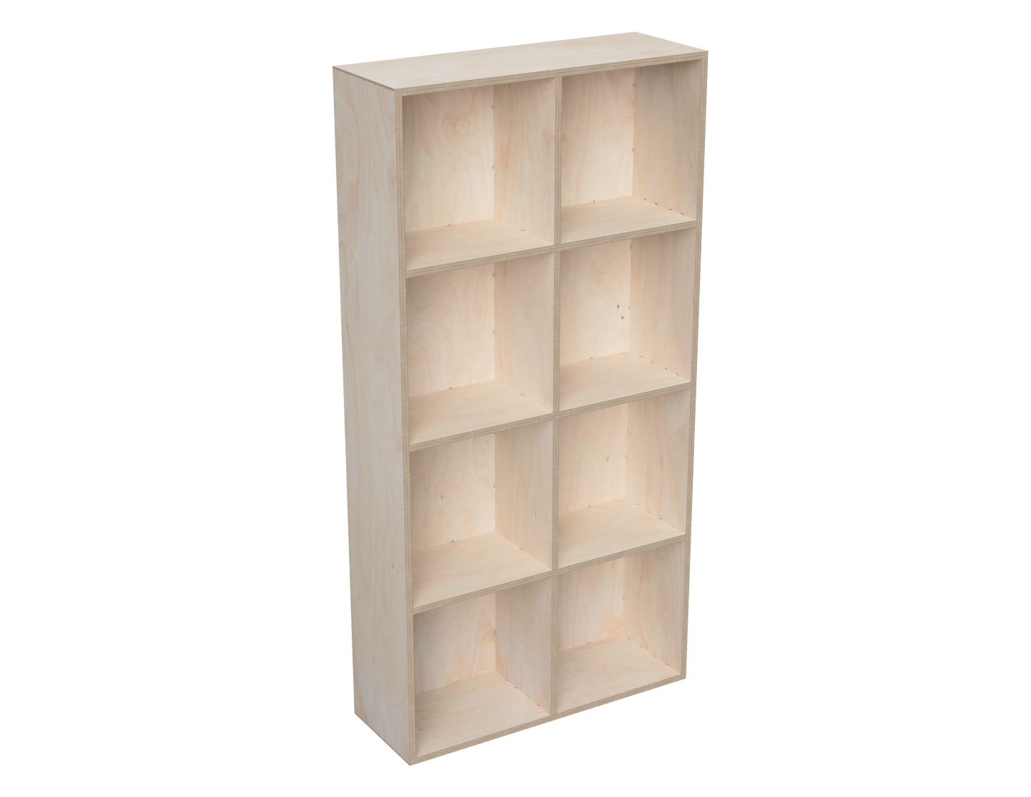 Wall Shelf - 4 x 2 Cubes DXF Files