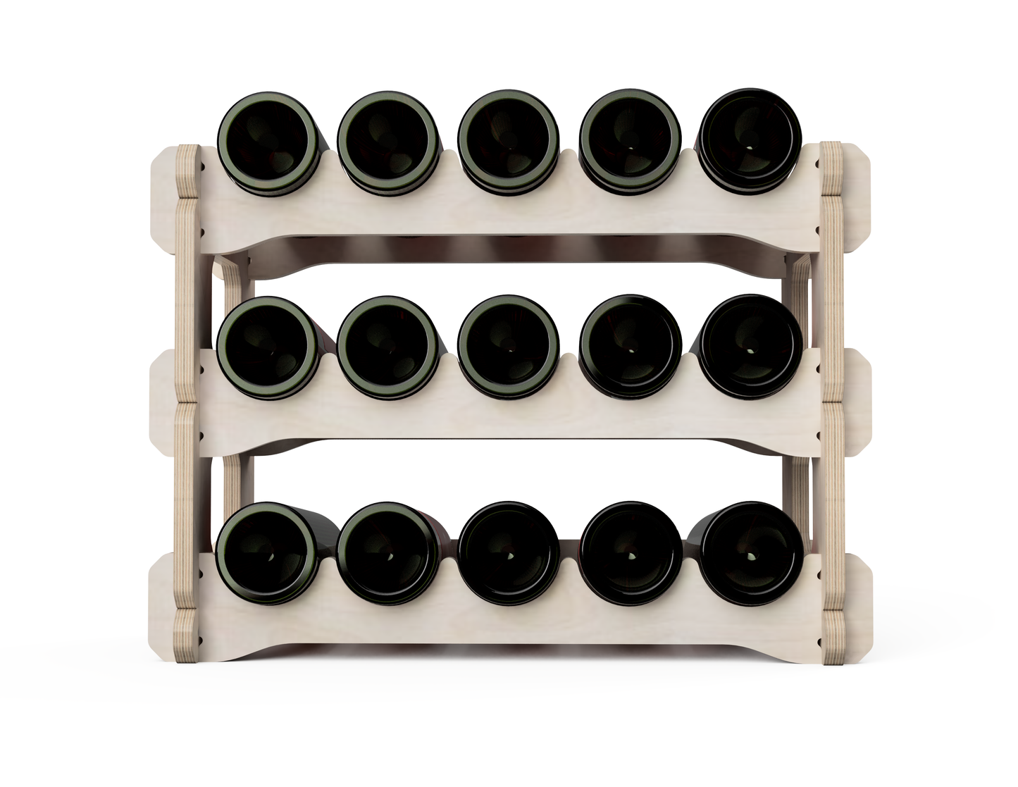 Stackable Wine Rack DXF file