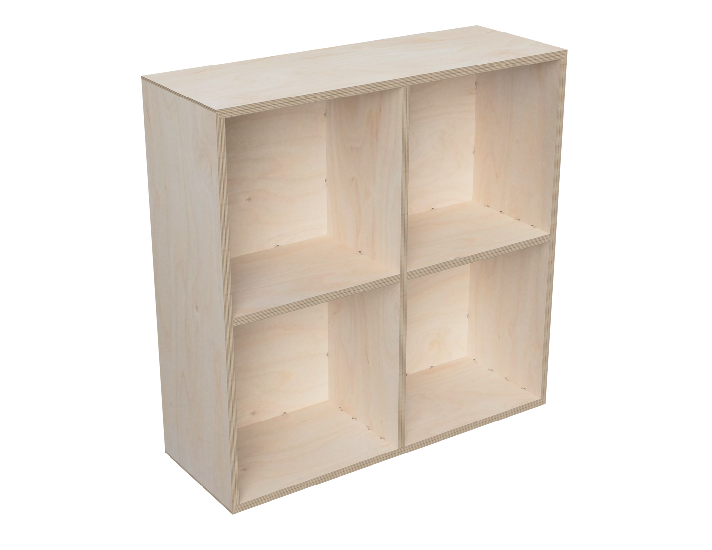 Wall Shelf - 2 x 2 Cubes DXF Files