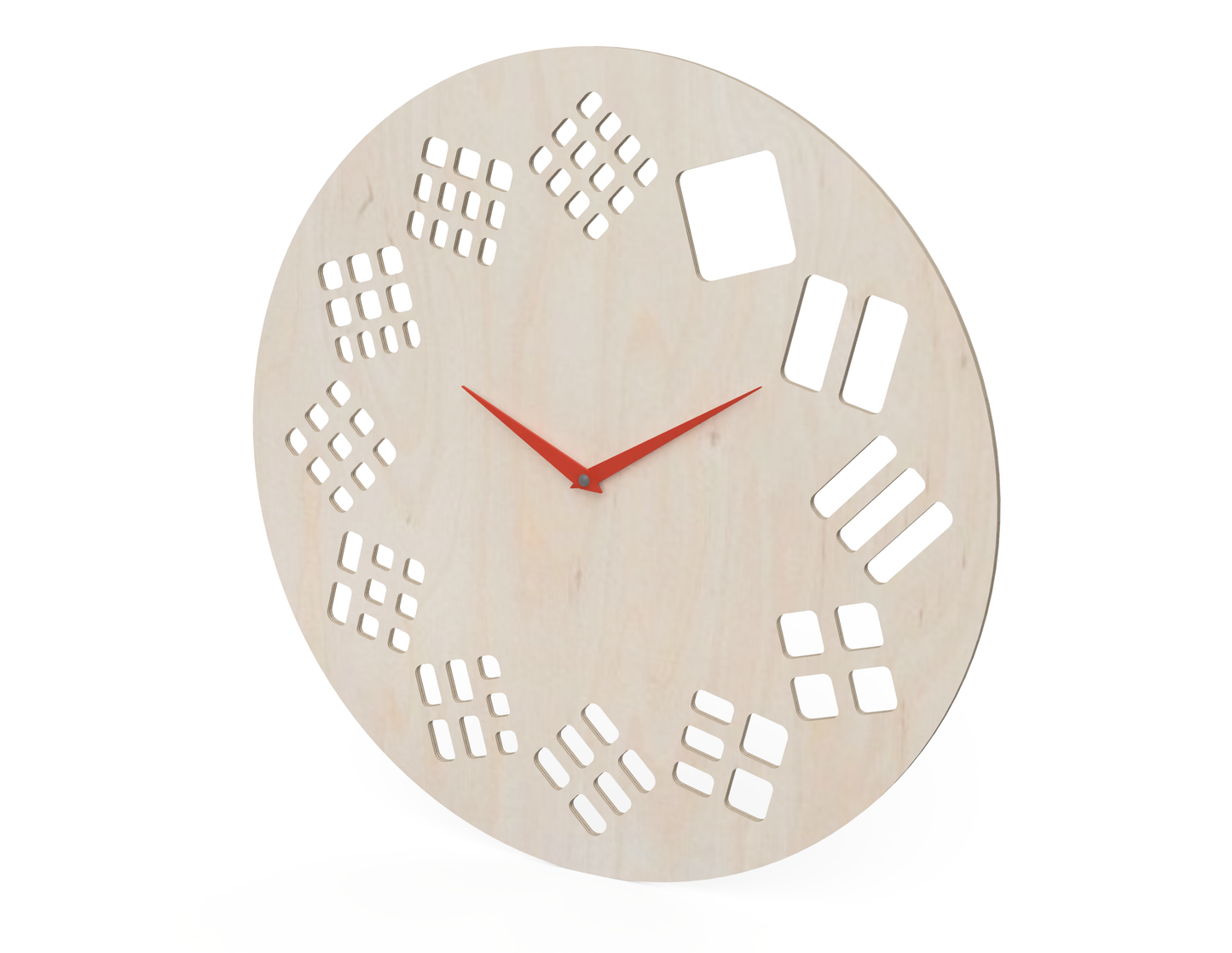 Clock Face "Squares" DXF Files