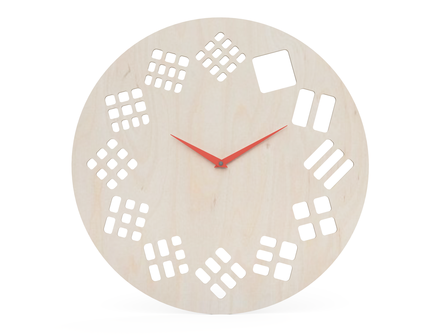 Clock Face "Squares" DXF Files