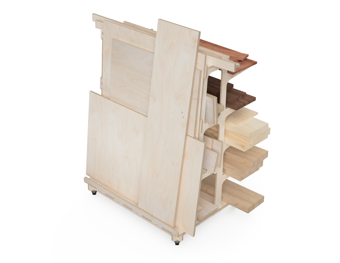 Material Storage Stand - Woodworker DXF files