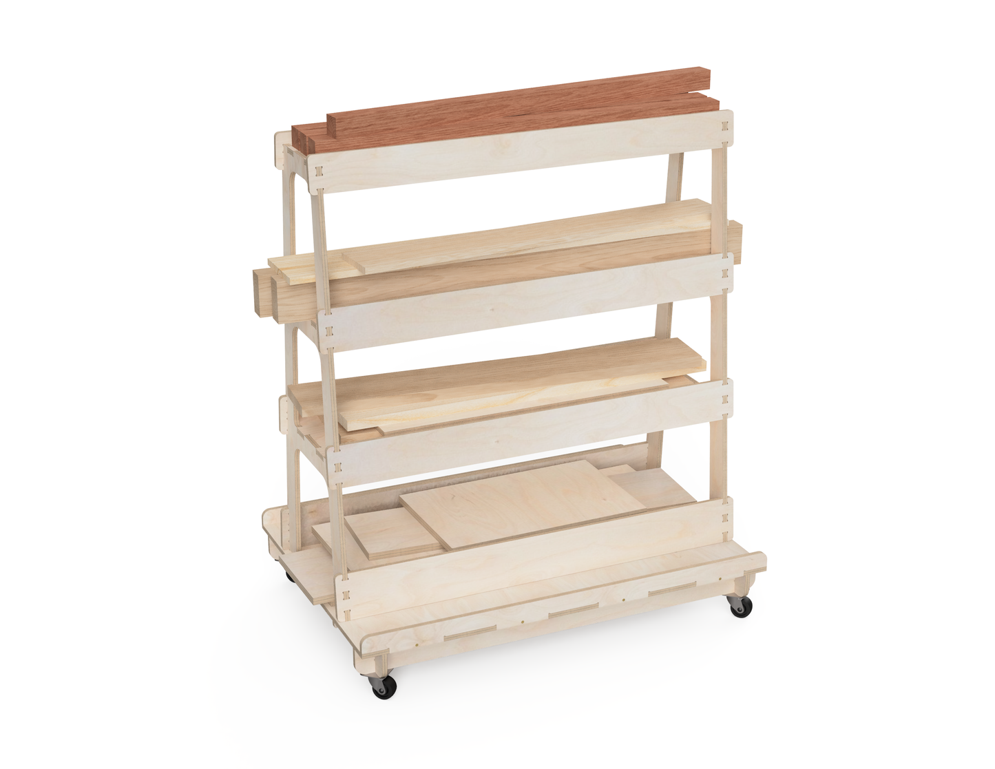 Material Storage Stand - Plywood Master DXF files