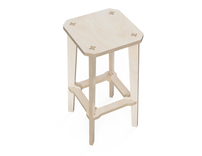 Simple Bar Stool DXF file