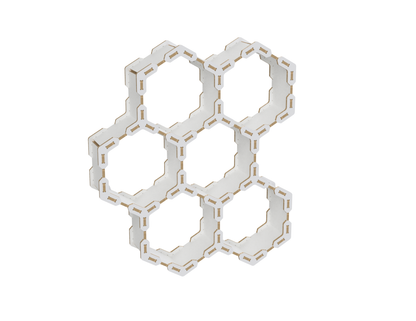 Honeycomb shelf DXF file