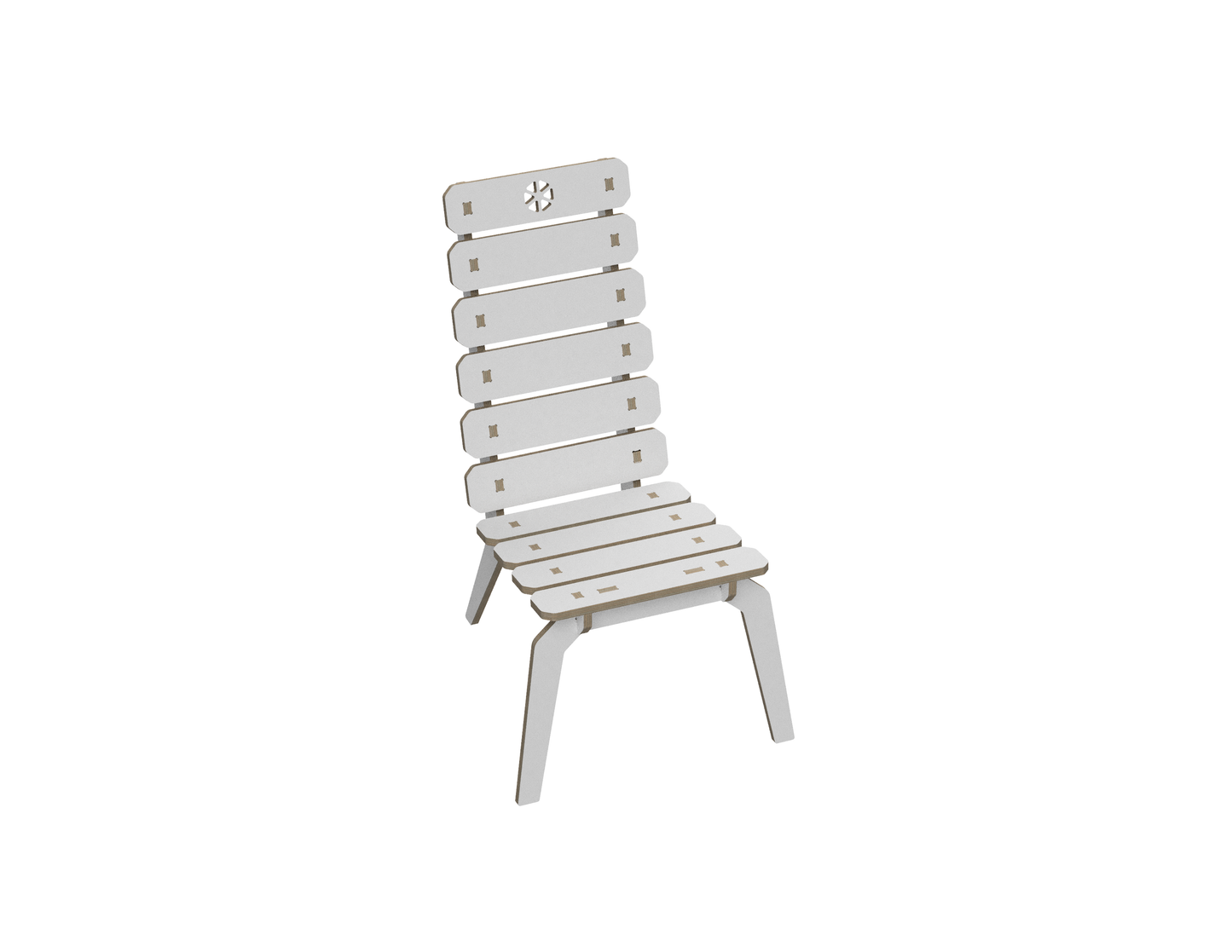 Lounge chair DXF file